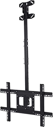 Multifunktionale TV-Deckenhalterung, verstellbare TV-Halterung, passend für die meisten 81,3–177,8 cm (32-70 Zoll) LCD-, LED-, Plasma-Monitore, Flachbildschirme, max. 400 x 400 mm TV-Halterung von DRFGNF