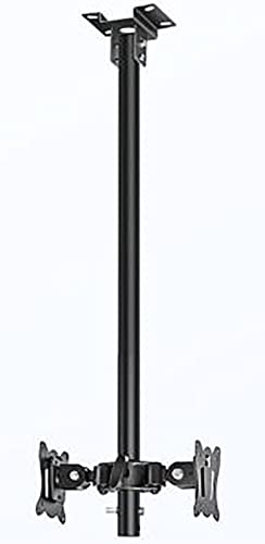 Multifunktionale TV-Halterung für Doppelbildschirme, neigbar, schwenkbar, verstellbar, passend für die meisten 30,5 cm - 68,6 cm (12 - 27 Zoll) LCD-LED-Flachbildschirme, mit Traglast von 8 kg von DRFGNF
