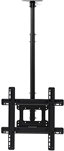 Multifunktions-Decken-TV-Halterung, voll beweglich, höhenverstellbar, schwenkbar, neigbar, passend für die meisten 81,3 - 152,4 cm LCD-, LED-Plasma-Panel-Displays, 400 x 400 mm TV-Halterung von DRFGNF