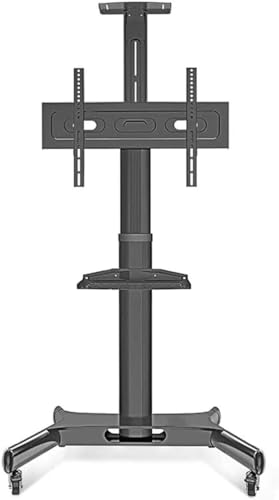 Rollender TV-Ständer, mobiler TV-Wagen, Fernsehständer auf Rädern, TV-Halterungen, Ständer und Plattenspieler, Trolleybodenhalterung ( Rollender TV-Ständer, mobiler TV-Wagen, Fernsehständer auf Rädern, TV-Halterungen, Ständer und Plattenspieler, Trolleybodenhalterung ( von DRFGNF