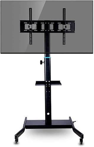 Rollender TV-Ständer, mobiler TV-Wagen, TV-Ständer Boden mit höhenverstellbarer Halterung und Rädern, mobiler Displaywagen ( Rollender TV-Ständer, mobiler TV-Wagen, TV-Ständer Boden mit höhenverstellbarer Halterung und Rädern, mobiler Displaywagen ( von DRFGNF