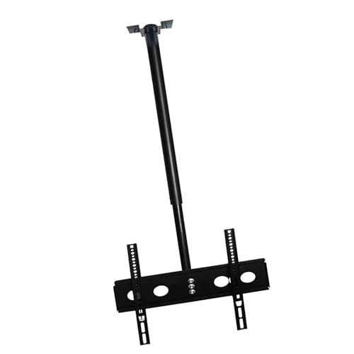 TV-Deckenhalterung, verstellbare Halterung, Decken-TV-Halterung, höhenverstellbare Decken-TV-Halterung, passend für die meisten 58,4-117,8 cm LED-Displays, neigbare, schwenkbare TV-Halterung TV-Deckenhalterung, verstellbare Halterung, Decken-TV-Halterung, höhenverstellbare Decken-TV-Halterung, passend für die meisten 58,4-117,8 cm LED-Displays, neigbare, schwenkbare TV-Halterung von DRFGNF