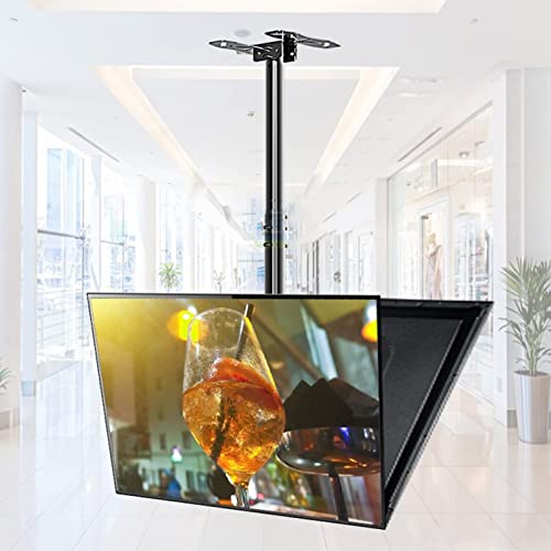 TV-Deckenhalterung, verstellbare Halterung, TV-Halterung, passend für 55-75 Zoll LCD-LED-4K-Fernseher, Flachbildschirm, höhenverstellbar, neig- und schwenkbar, 600 x 400 mm TV-Deckenhalterung, verstellbare Halterung, TV-Halterung, passend für 55-75 Zoll LCD-LED-4K-Fernseher, Flachbildschirm, höhenverstellbar, neig- und schwenkbar, 600 x 400 mm von DRFGNF
