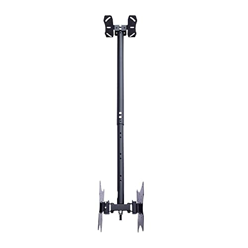 TV-Halterung, Decken-TV-Halterung, doppelseitige Decken-TV-Halterung für 55,9 - 109,9 cm (22 - 43 Zoll) große Fernseher, hält 2 TV-Geräte von hinten an hinten, 200 x 200 mm (4,5 m) von DRFGNF