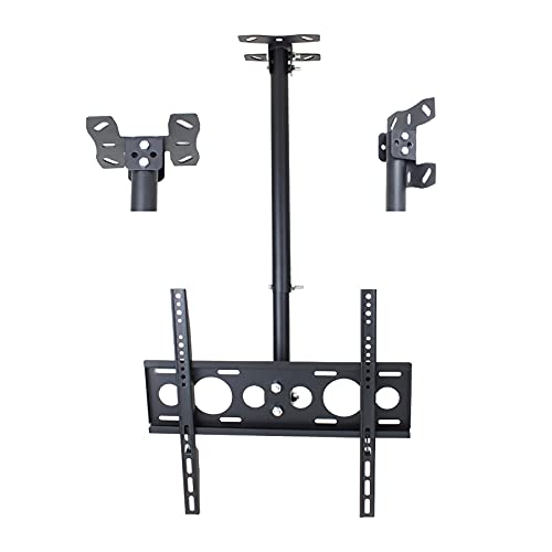TV-Halterung, TV-Wandhalterung, verstellbare Wand-, Decken-, TV-Halterung, Montage auf Flachdächern oder schrägen Decken (4 m) von DRFGNF
