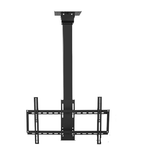 TV-Halterung, motorisiert, elektrische TV-Decke, drehbarer neigbarer Ständer, höhenverstellbar, Teleskop, automatisches Anheben des Fernsehers mit Fernbedienung (eine Farbe-B, 130–230 cm) von DRFGNF