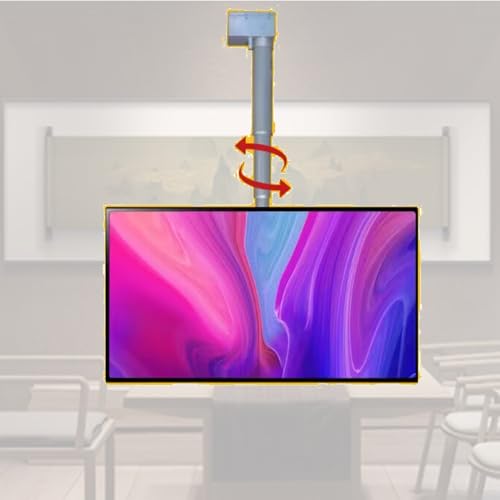 TV-Halterung, motorisierte Decken-TV-Halterung, Teleskop-elektrischer TV-Heber mit automatischem Anheben, passend für 81,3 - 178,8 cm motorisierte TV-Ständer (eine Farbe, 30 cm) von DRFGNF