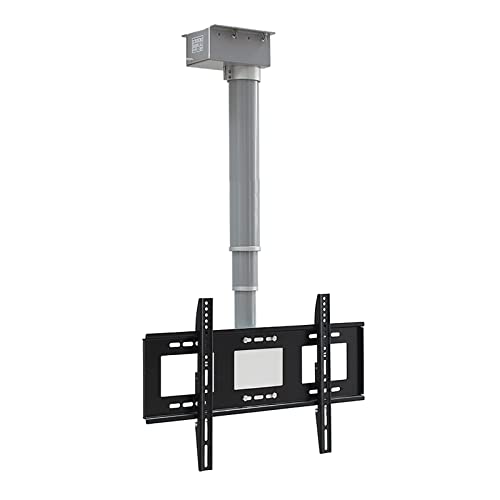 TV-Halterung, motorisierte Decken-TV-Halterung, mit Fernbedienung, 2 Installationsmethoden, passend für 26-70 Zoll Low Profile Fernseher (11,8 Zoll) von DRFGNF