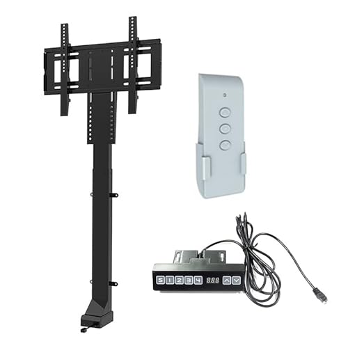 TV-Halterung, motorisierte TV-Halterung – Teleskop-elektrischer TV-Heber mit automatischem Anheben, passend für 81,3 - 190,5 cm (32–75 Zoll) ultradünne Fernseher, Reisen weniger als 40 Sekunden ( von DRFGNF