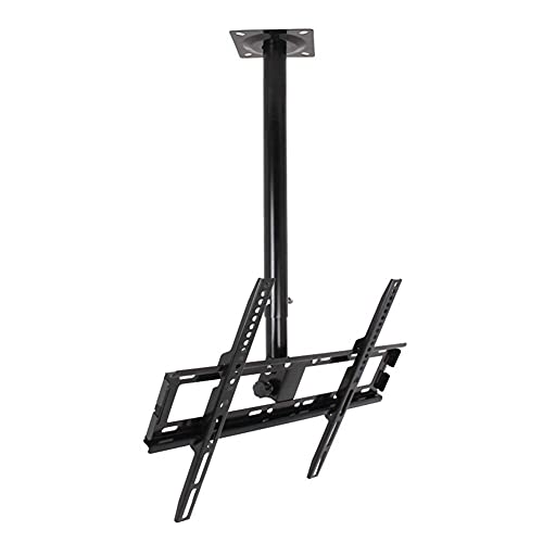 TV-Halterung, stabile TV-Deckenhalterung, verstellbare Höhe, voll beweglich, um 360° drehbar, Decken-TV-Halterung für 35,6 - 81,3 cm (14 - 32 Zoll) Flachbildschirme, LCD-, LED-OLED-, Plasma-Fernseher von DRFGNF