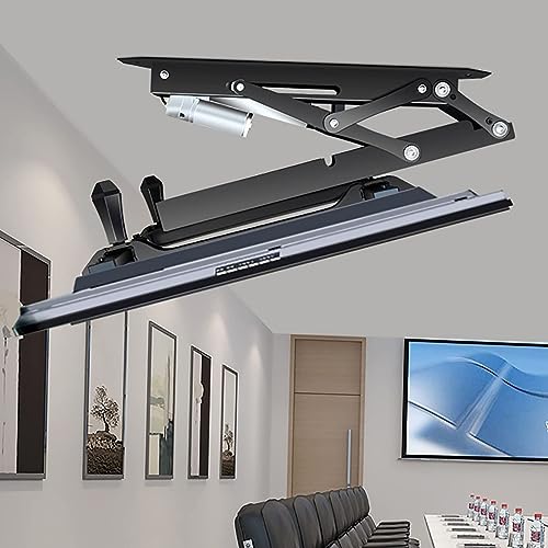 TV-Halterung, verstellbare Decken-TV-Halterung, motorisierte Decken-TV-Halterung, versteckter herunterklappbarer TV-Aufzug mit automatischem Anheben, passend für 81,3 - 178,8 cm (32 - 70 Zoll TV-Halterung, verstellbare Decken-TV-Halterung, motorisierte Decken-TV-Halterung, versteckter herunterklappbarer TV-Aufzug mit automatischem Anheben, passend für 81,3 - 178,8 cm (32 - 70 Zoll von DRFGNF