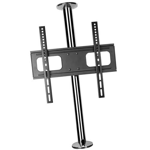 TV-Halterung, voll beweglich, um 360 Grad drehbar, neigbar, drehbarer Rahmen, TV-Schrank, drehbarer Sockel, TV-Bodenständer, Bodenständer (eine Farbe, 86–114 cm) von DRFGNF