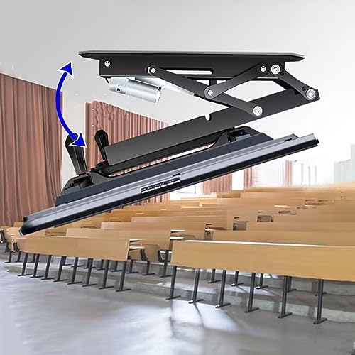 TV-Halterung für Decke, 0–85 ° herunterklappbar, motorisierte TV-Halterung, versteckter herunterklappbarer TV-Heber, automatisches Anheben, passend für 81,3 - 178,8 cm (32 - 70 Zoll) große Fernseher von DRFGNF