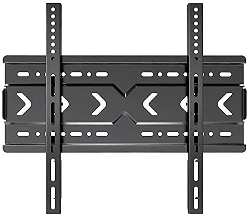 TV-Halterungen, TV-Halterung, feste TV-Halterung, hält bis zu 100 kg, für 152,4 cm (60 Zoll) LED-LCD-Plasma-Fernseher, ultradünne TV-Wandhalterung mit festem Ständer-Design (Schwarz 26) von DRFGNF