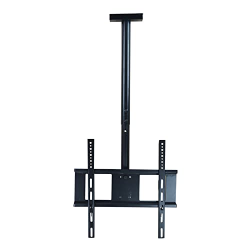 TV-Ständer, Decken-TV-Halterung, höhenverstellbar, neig- und schwenkbar, Teleskop-Decken-TV-Halterung, passend für 43,2 - 81,3 cm große Fernseher, 0,61 m TV-Ständer, Decken-TV-Halterung, höhenverstellbar, neig- und schwenkbar, Teleskop-Decken-TV-Halterung, passend für 43,2 - 81,3 cm große Fernseher, 0,61 m von DRFGNF
