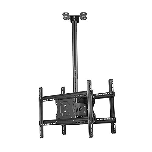 TV-Ständer, TV-Wandhalterung, Decken-TV-Halterung, höhenverstellbar, neig- und schwenkbar, für 81,3–165,1 cm große Fernseher, mit Traglast von 40 kg TV-Ständer, TV-Wandhalterung, Decken-TV-Halterung, höhenverstellbar, neig- und schwenkbar, für 81,3–165,1 cm große Fernseher, mit Traglast von 40 kg von DRFGNF