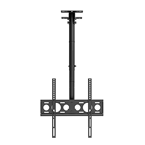 TV-Ständer, TV-Wandhalterung, verstellbare Decken-TV-Halterung, passend für 32-55 Zoll LED-Bildschirm-Display, 50 kg Tragkraft, Schwarz von DRFGNF