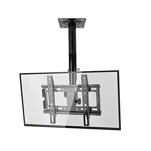 TV Ständer TV Wandhalterung Verstellbar Neigbar Schwenkbar TV Halterung Deckenfernseher Passend für 35,6 cm - 81,3 cm Flachbildfernseher Vollbewegung, 360° Rotationsdesign, Schwarz TV Ständer TV Wandhalterung Verstellbar Neigbar Schwenkbar TV Halterung Deckenfernseher Passend für 35,6 cm - 81,3 cm Flachbildfernseher Vollbewegung, 360° Rotationsdesign, Schwarz von DRFGNF