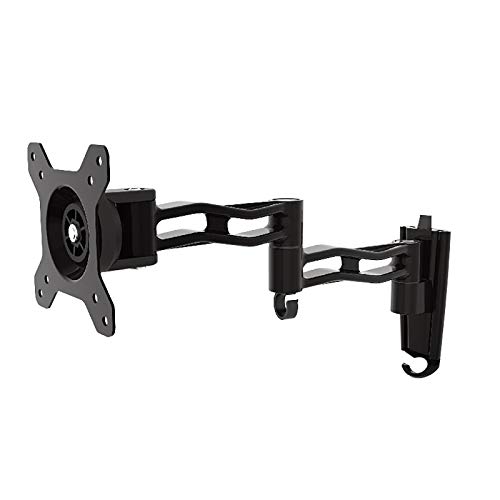 TV-Wandhalterung, TV-Ständer, TV-Wandhalterung, Monitor-Wandhalterung, für bis zu 94 cm (37 Zoll) Computerbildschirme, neig- und schwenkbar, mit max. 100 x 100 mm von DRFGNF