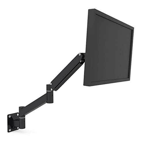TV-Wandhalterung, TV-Ständer, TV-Wandhalterung, Monitor-Wandhalterung, für die meisten 33-53,3 cm (13-21 Zoll) Fernseher, hält bis zu 6 kg, maximale Entfernung beträgt 100 x 100 mm, zwei Querlenker von DRFGNF
