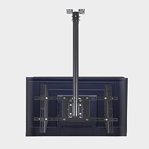 Universal-TV-Ständer, multifunktional, TV-Deckenhalterung, schwenkbar und neigbar, passend für große Bildschirme von 43-80 Zoll, zwei Installationsmethoden, höhenverstellbarer Fernseher (1,6 m) von DRFGNF