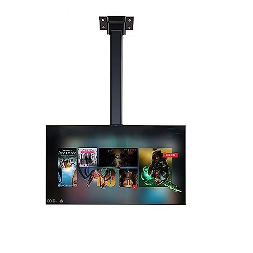 Universal-TV-Ständer, verstellbare Decken-TV-Halterung, motorisierte TV-Halterung, Profil, elektrische TV-Wandhalterung, passend für die meisten 66-178 cm Fernseher, mit Fernbedienung und Universal-TV-Ständer, verstellbare Decken-TV-Halterung, motorisierte TV-Halterung, Profil, elektrische TV-Wandhalterung, passend für die meisten 66-178 cm Fernseher, mit Fernbedienung und von DRFGNF