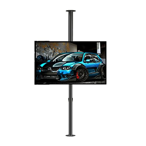 Universeller TV-Ständer, TV-Deckenhalterung, verstellbare Halterung, 360 Grad drehbar, TV-Ständer, Trennwand, Wandschrankhalterung, hängende Hintergrundwand, Universal-Basisaufhänger, 19–86 Universeller TV-Ständer, TV-Deckenhalterung, verstellbare Halterung, 360 Grad drehbar, TV-Ständer, Trennwand, Wandschrankhalterung, hängende Hintergrundwand, Universal-Basisaufhänger, 19–86 von DRFGNF