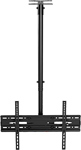 Verstellbare Höhe Decken-TV-Halterung, passend für die meisten 81,3 - 165 cm (32 - 65 Zoll) neigbaren TV-Halterungen, mit Traglast von 79,8 kg, um 30 ° herunterklappbare TV-Halterung, TV-Ständer von DRFGNF