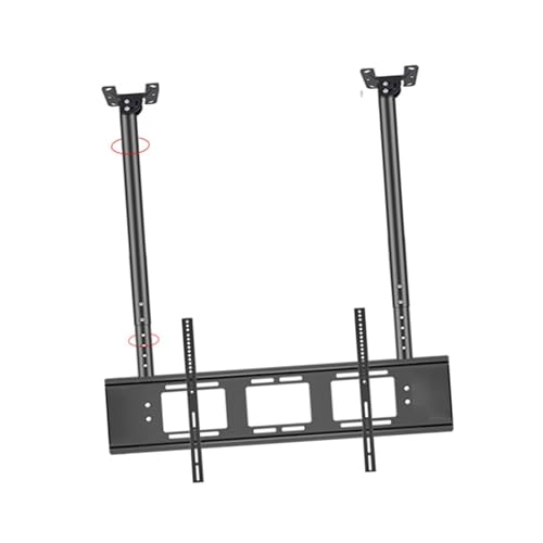 Verstellbare TV-Deckenhalterung, Decken-TV-Halterung, Doppelstange, verstellbare Neigung, TV-Halterung, geeignet für 140 - 213 cm große LED-Bildschirme, TV-Wandhalterung, 800 x 400 mm Verstellbare TV-Deckenhalterung, Decken-TV-Halterung, Doppelstange, verstellbare Neigung, TV-Halterung, geeignet für 140 - 213 cm große LED-Bildschirme, TV-Wandhalterung, 800 x 400 mm von DRFGNF