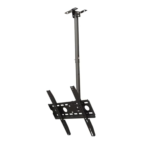 Verstellbare TV-Halterung für die Decke, neigbar, schwenkbar, voll beweglich, höhenverstellbar, TV-Halterung für 81,3 - 139,7 cm (32 - 55 Zoll) Fernseher, mit Traglast von 35 kg, max. VESA 400 x 400 von DRFGNF