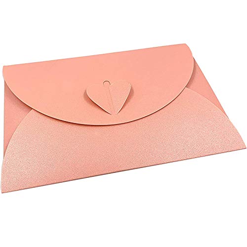 DRHOM 10 Stück Briefumschlag, Pearl-Karton Herz-Briefumschläge für Grußkarte zur Hochzeit, Geburtstagsfeier, Weihnachtskarten,Verlobungen, Einladungen, Liebesbrief DRHOM 10 Stück Briefumschlag, Pearl-Karton Herz-Briefumschläge für Grußkarte zur Hochzeit, Geburtstagsfeier, Weihnachtskarten,Verlobungen, Einladungen, Liebesbrief von DRHOM
