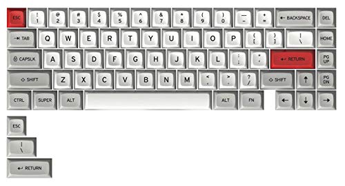 DROP + Matt3o MT3/dev/tty Keycap Set für 65% Keyboards - Kompatibel mit Cherry MX Switches und Clones (65% 70-Tasten-Kit), 65% Kit (70-Tasten) von DROP