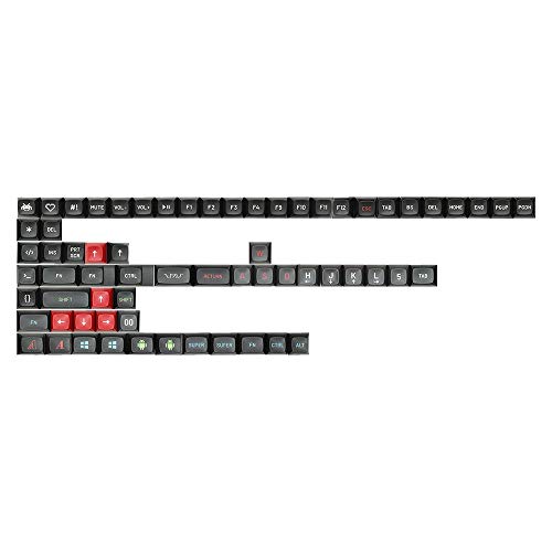 DROP + Matt3o MT3 Susuwatari Custom Keycap Set, ABS Hi-Profile Keycaps, Doubleshot Legends, Cherry MX kompatible Extras für mechanische Tastaturen (Extras) (MDX-33813-4) von DROP