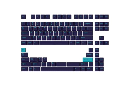 DROP + MiTo GMK Laser Custom Mechanical Keyboard Keycap Set - 120 Tasten, Doubleshot, Cherry Profile, für 60%, 65% und TKL Layouts etc. (Synthwave) von DROP