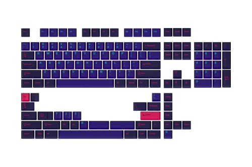DROP + MiTo GMK Laser Custom Mechanical Keyboard Keycap Set - 129 Keys Doubleshot, Cherry Profile, für 60%, TKL, 1800 Layouts etc. (Cyberdeck) von DROP