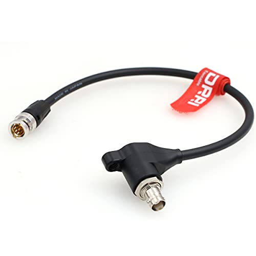 12G 6G SDI Video-Kabel Überspannungsschutz Isolator BNC-Stecker auf rechtwinklige BNC-Buchse (schwarz) von DRRI