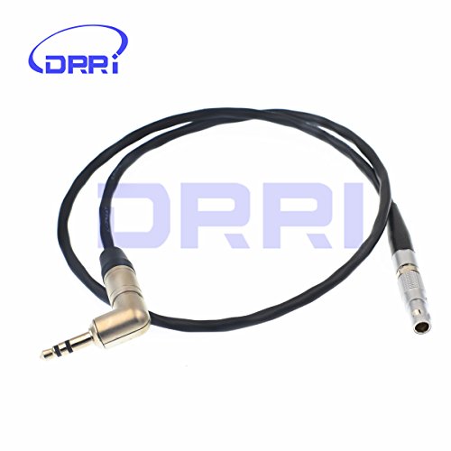 DRRI 3,5 mm TRS-Klinke auf 4-polig für Tentacle-Sync-auf-rotes Timecode-Kabel (gerades 4-poliges Kabel) von DRRI