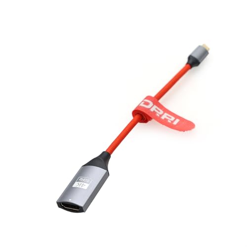 DRRI 4K 60Hz USB-C auf HDMI Buchse Adapterkabel für MacBook Pro, Samsung Galaxy S21 S20, 4K Display, HD-Monitor, Projektor DRRI 4K 60Hz USB-C auf HDMI Buchse Adapterkabel für MacBook Pro, Samsung Galaxy S21 S20, 4K Display, HD-Monitor, Projektor von DRRI
