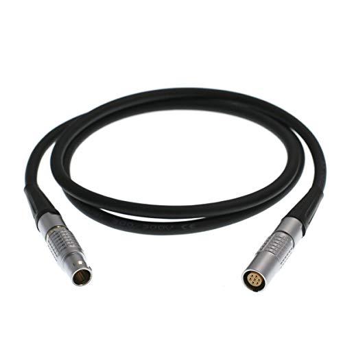 DRRI High Flex 1B PHG 7-polige Buchse auf FGG 7-poliger Stecker Mikrofon-Verlängerungskabel für akustisches B&K-Mikrofon und Messsystem von DRRI
