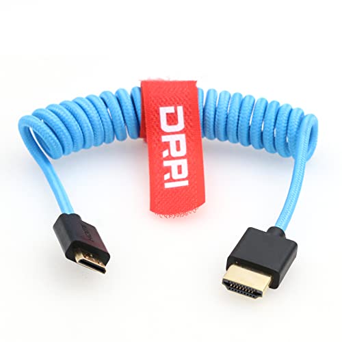 DRRI High-Speed 8K @ 60Hz 4K @ 120Hz Mini HDMI zu Full HDMI 2.1 Geflochtenes Kabel für Sony F55 A7S3 A74 Nikon Z6 BMPCC4k auf Atomos Ninja Monitor DRRI High-Speed 8K @ 60Hz 4K @ 120Hz Mini HDMI zu Full HDMI 2.1 Geflochtenes Kabel für Sony F55 A7S3 A74 Nikon Z6 BMPCC4k auf Atomos Ninja Monitor von DRRI