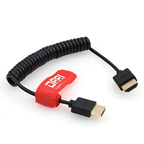 DRRI High Speed HDMI 2.0 Kabel für Digital Video Audio 4K HDTV, Nikon Z9, BMPCC Kamera auf Elvid/Atomos Ninja V Monitor von DRRI