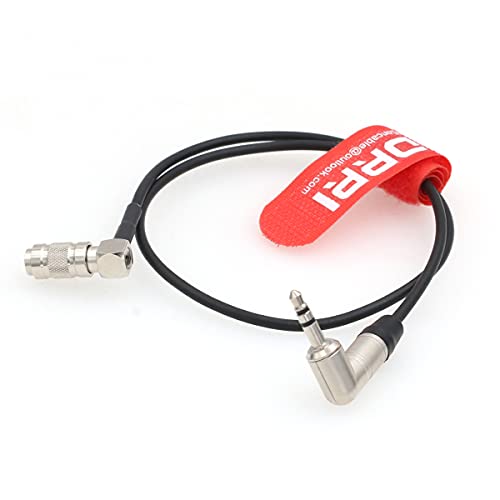 DRRI UltraSync One DIN 1.0/2.3 auf rechtwinkliges 3,5 mm Mini-Klinken-Timecode-Kabel (Winkel-Din-Kabel) von DRRI