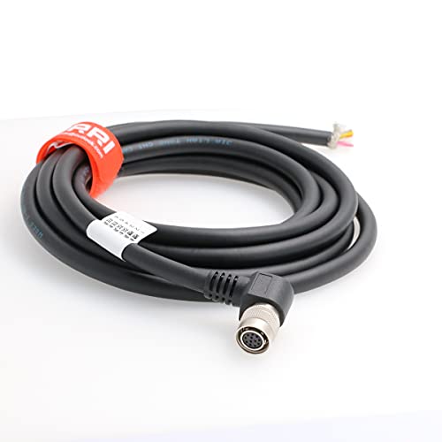 DRRI rechtwinklige Hirose 12-Pin-Buchse HR10A-10P-12S auf Leadwires I/O-Kabel für Basler Camera Aviator GigE von DRRI