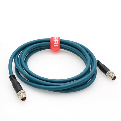 M12 X-codiertes 8-poliger Stecker auf M12 X-codiertes 8-poliges Stecker, Gigabit-Ethernet-Schnittstelle, Cat6a-Kabel für Cognex-Kameras von DRRI