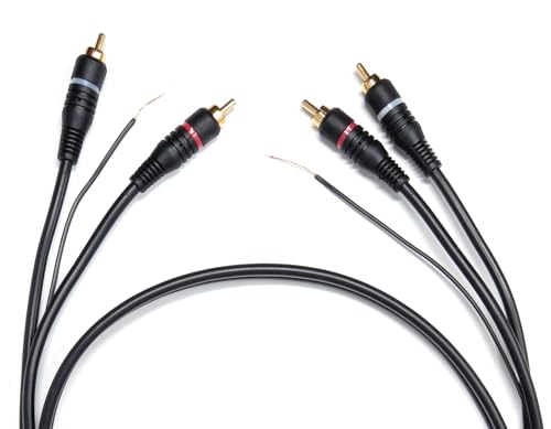 DRUT 1 m langes Erdungskabel für Plattenspieler-Mixer mit Zwei Cinch-Steckern und Phono-Steckern, mit Erdungsklemmen, Kabel 3,3 Fuß. DRUT 1 m langes Erdungskabel für Plattenspieler-Mixer mit Zwei Cinch-Steckern und Phono-Steckern, mit Erdungsklemmen, Kabel 3,3 Fuß. von DRUT