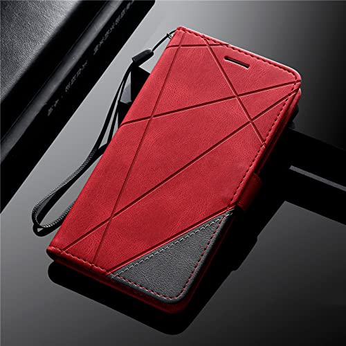 Für Samsung Galaxy S23 Ultra Hülle Flip Wallet Ledertasche für Samsung Galaxy S 23 Ultra S23Ultra S23 Plus Handyhülle, rot, für S23 Ultra Für Samsung Galaxy S23 Ultra Hülle Flip Wallet Ledertasche für Samsung Galaxy S 23 Ultra S23Ultra S23 Plus Handyhülle, rot, für S23 Ultra von DRXVE