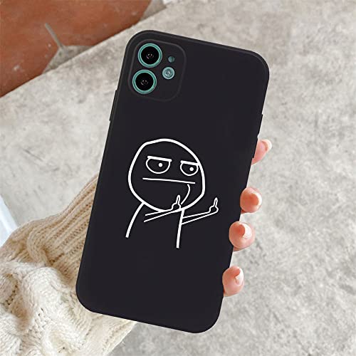 Lustige Handyhülle für iPhone 11 12 13 Pro Max Mini Mittelfingerhüllen für iPhone 7 8 Plus X XR XS Max Soft Back Cover, Schwarz T2622, für iPhone 13 Mini Lustige Handyhülle für iPhone 11 12 13 Pro Max Mini Mittelfingerhüllen für iPhone 7 8 Plus X XR XS Max Soft Back Cover, Schwarz T2622, für iPhone 13 Mini von DRXVE