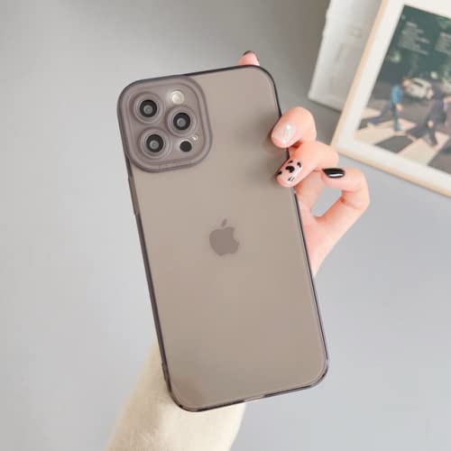 Luxuriöse weiche transparente Silikonhülle für iPhone 14 Plus 13 12 11 Pro Max Max XR X XS 8 7 SE Schutzhülle, Grau, für iPhone 7 8 SE Luxuriöse weiche transparente Silikonhülle für iPhone 14 Plus 13 12 11 Pro Max Max XR X XS 8 7 SE Schutzhülle, Grau, für iPhone 7 8 SE von DRXVE