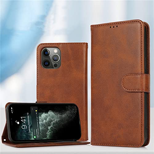 Luxus-Leder für iPhone 14 13 12 Mini 11 Pro X XS Max XR 8 7 6 6s Plus SE 2020 Wallet Magnetic Card Phone Cover, Braun, für iPhone SE 2020 Luxus-Leder für iPhone 14 13 12 Mini 11 Pro X XS Max XR 8 7 6 6s Plus SE 2020 Wallet Magnetic Card Phone Cover, Braun, für iPhone SE 2020 von DRXVE