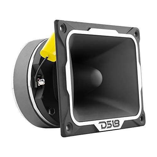 DS18 PRO-TWX5 Super-Bullet-Hochtöner aus Aluminium, 3,8 cm VC, 500 W Max, 250 W RMS, 4 Ohm mit integriertem Crossover, Top-Hochtöner für Pro-Audio- und Voceteo-Systeme (1 Lautsprecher) von DS18